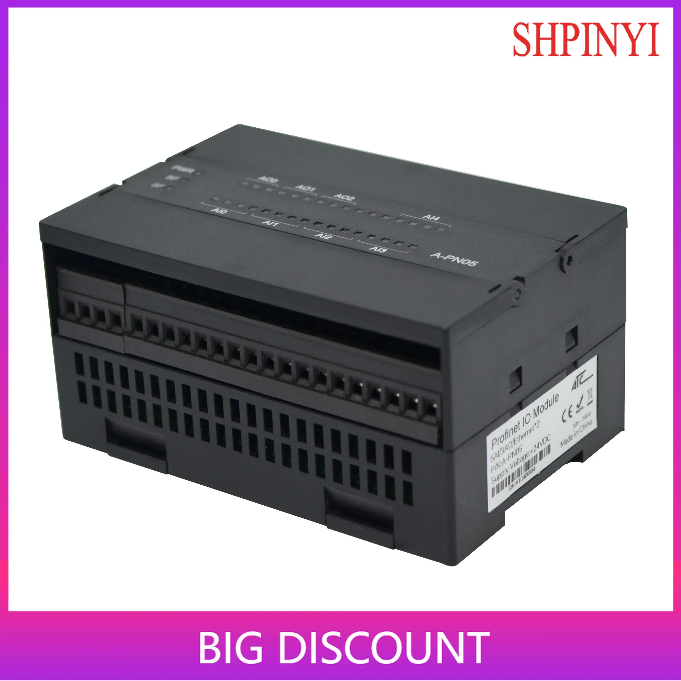 

Модуль Profinet Io с токовой связью 5AI 3AO в режиме расширения ввода-вывода (A-PN05)