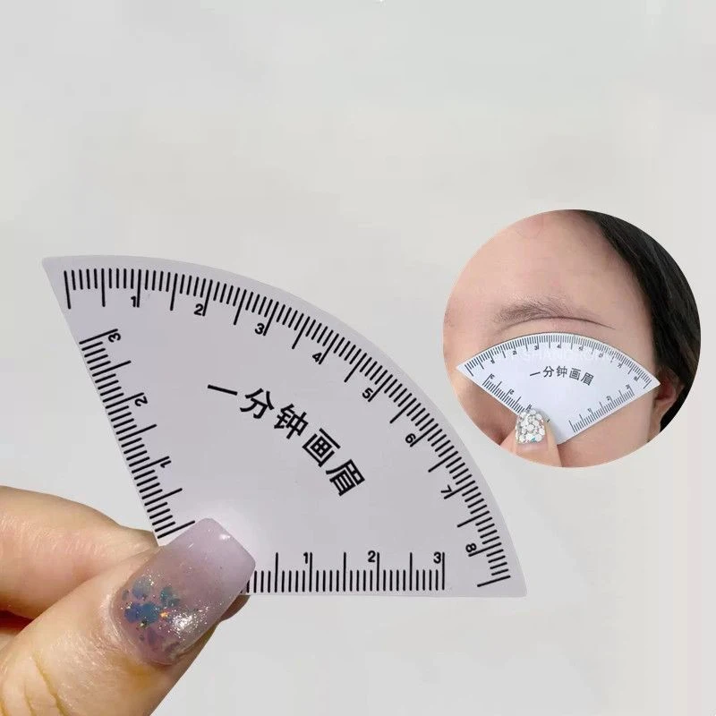 

Fast Drawing Eyebrow Desgin Ruler Microblading Mapping Tool Shaping Permanent Makeup Drawing Guide Ruler Tattoo Supplies Reuse