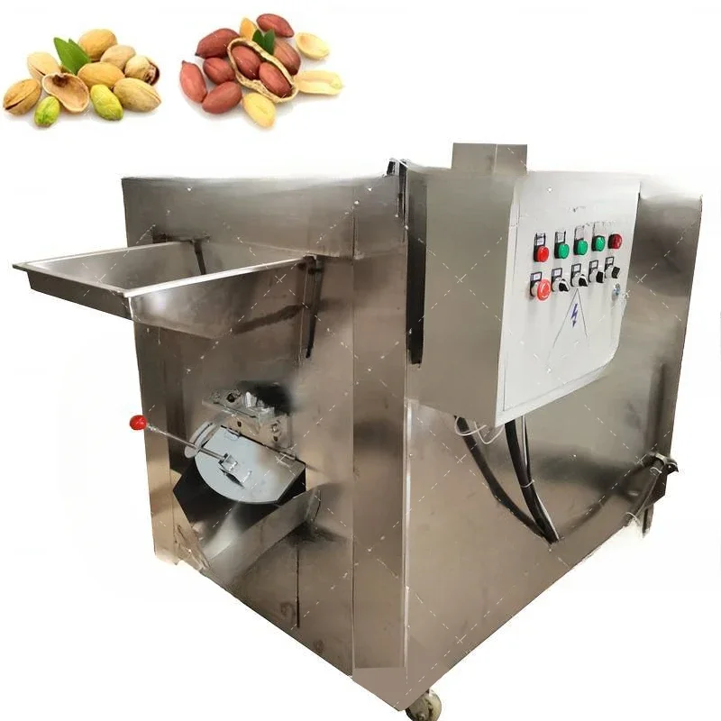 China electric automatic cashew nut processing machine peanut roasting