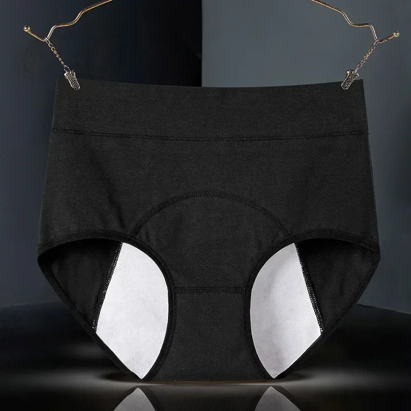 

3pcs High Waist Physiological Panties Cotton Menstrual Anti-Side Leakage Physiology Panties Underwear Comfortable Soft Pant