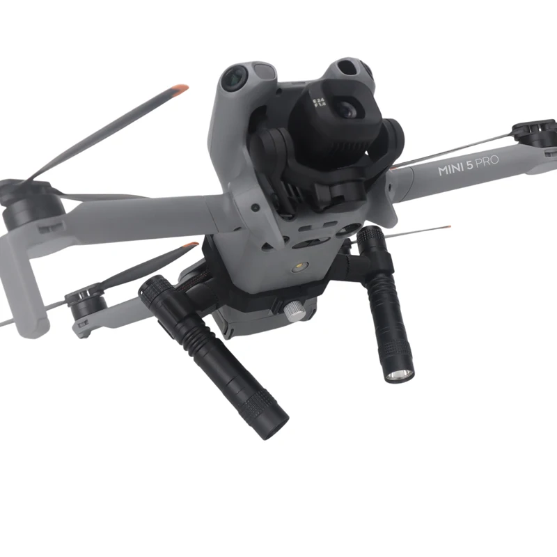 For DJI Mini 3/4/5Pro Drone Night Flight Searchlight 3D Print Bracket For MINI 5 Night Fly Signal Flashlight Indicator Accessory