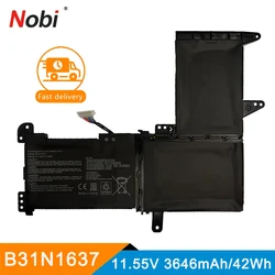 Nobi-batería para ordenador portátil, pila para ASUS X510, X510UA, X510UF, X510UQ, VivoBook S15, S510UA, S510UQ, S510UN, S510UR, F510UA, F510UQ, B31N1637, C31N1637