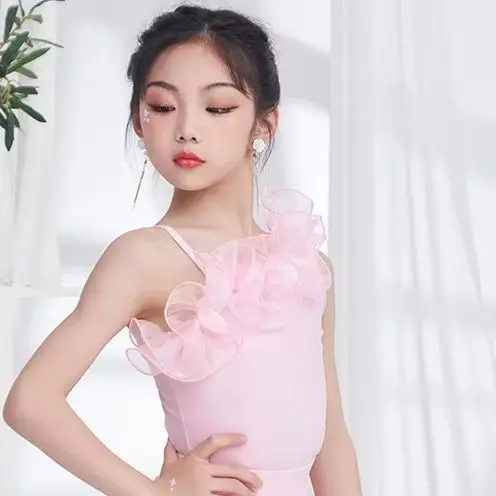 

Детский костюм для латиноамериканских танцев, комплект для тренировок и выступлений для девочек - новая модель Весна/Лето 2026