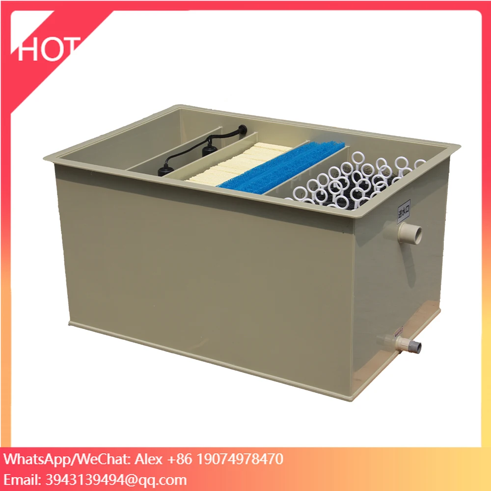 

Cowater 10000L/H Automatic Koi Pond Aquaculture System Bio Media Filter With Multiple Filtration Brush Filter Equipment