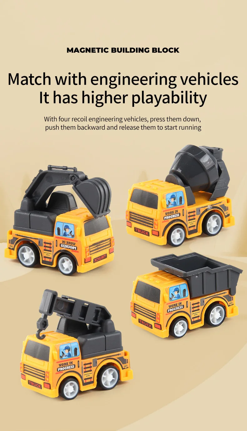 مكعبات بناء مغناطيسية مع مركبات البناء ألعاب مكعبات التراص الحسية من مونتيسوري للأعمار من 3 سنوات فما فوق هدايا للأولاد والبنات