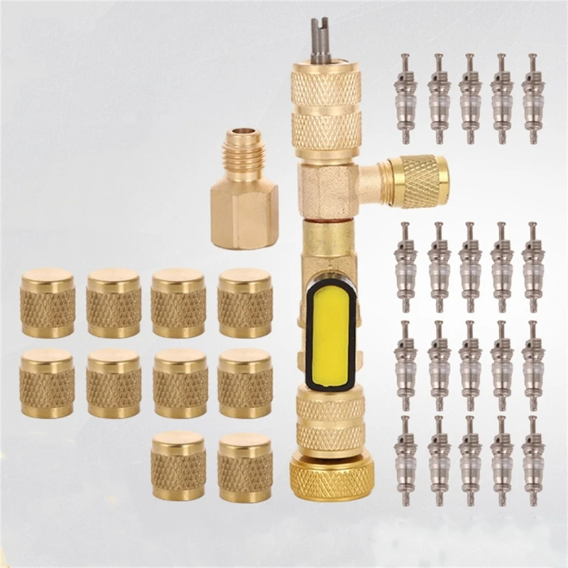 Conveniente herramienta extracción núcleo, válvulas, sistema refrigeración, conjunto herramientas reparación,