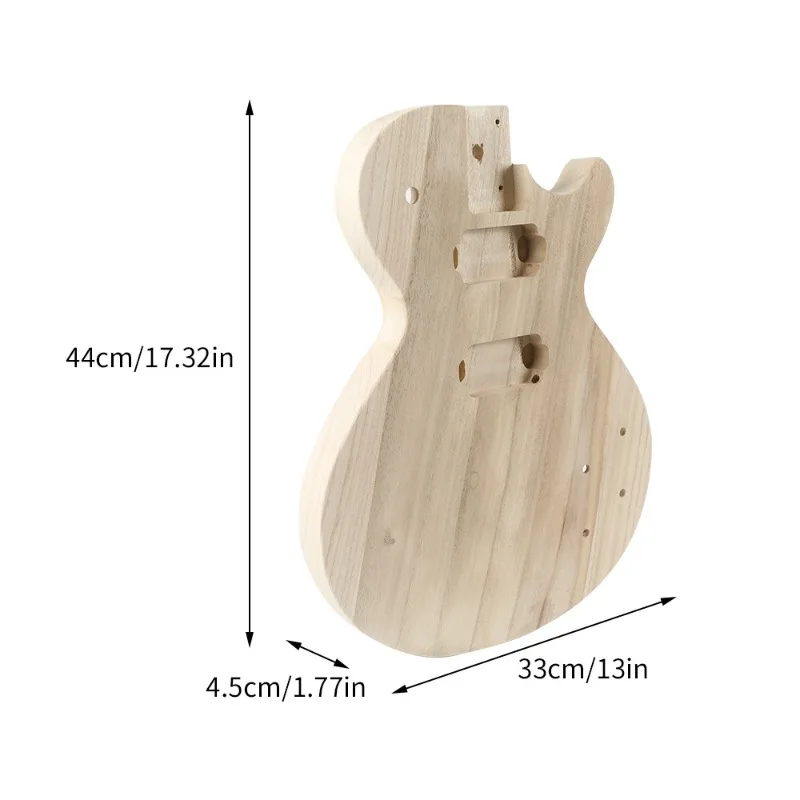 For ​Maple P-Bass Guitar Body Blank, Unfinished Precision Bass Body for DIY Luthier Projects