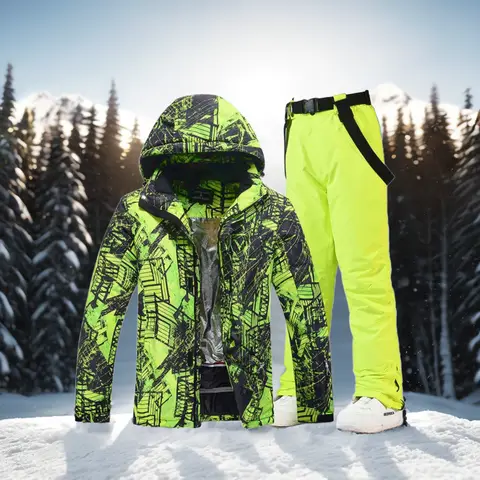-30, 남성 및 여성 스노우웨어, 스노우보드 슈트, 스키 브랜드 재킷, 스키 재킷 및 바지 세트, 스노우보드 의류, 겨울