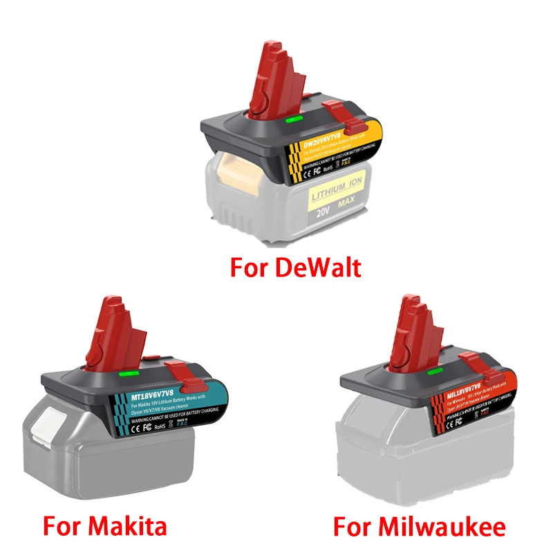 

for Dyson vacuum battery converter, for DeWalt/Makita/Milwaukee18-20VBattery, conversion for Dyson V8V7V6 series vacuum cleaners