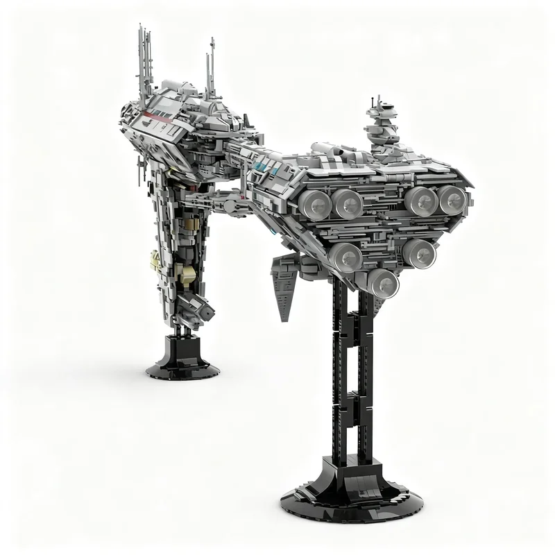 7230PCS MOC Space Battle Movie Nebulon B Redemption Model Custom Puzzle DIY Creative Ideas Toy Assembly Birthday Gift Gifts