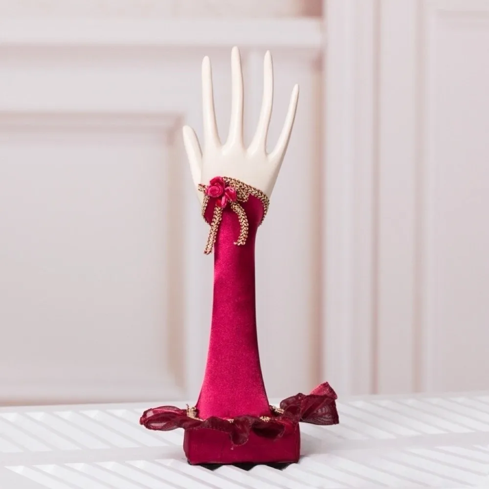 

Sofa Necklace Mannequin Display Stand Dress Luxury Fishtail Skirt Jewelry Stand Holder Elegant Rose