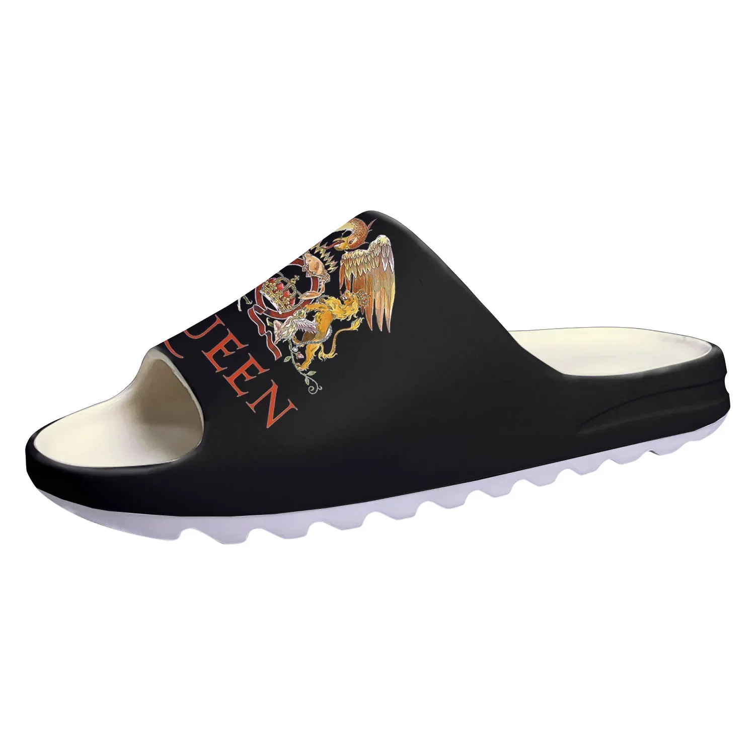 

Queen Heavy Metal Rock Band Soft Sole Sllipers Home Clogs Step on Water Shoes Mens Womens Teenager Customize on Shit Sandals