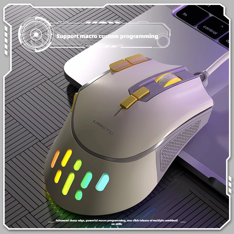 E-sports cable G3 mechanical photoelectric mouse Business office games laptop desktop USB ergonomic mouse