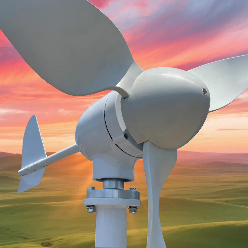 Electricity Generation Off Grid Renewable Energy System Horizontal Wind Energy Turbine 8000W 10KW 15000W 48V New Power Supply