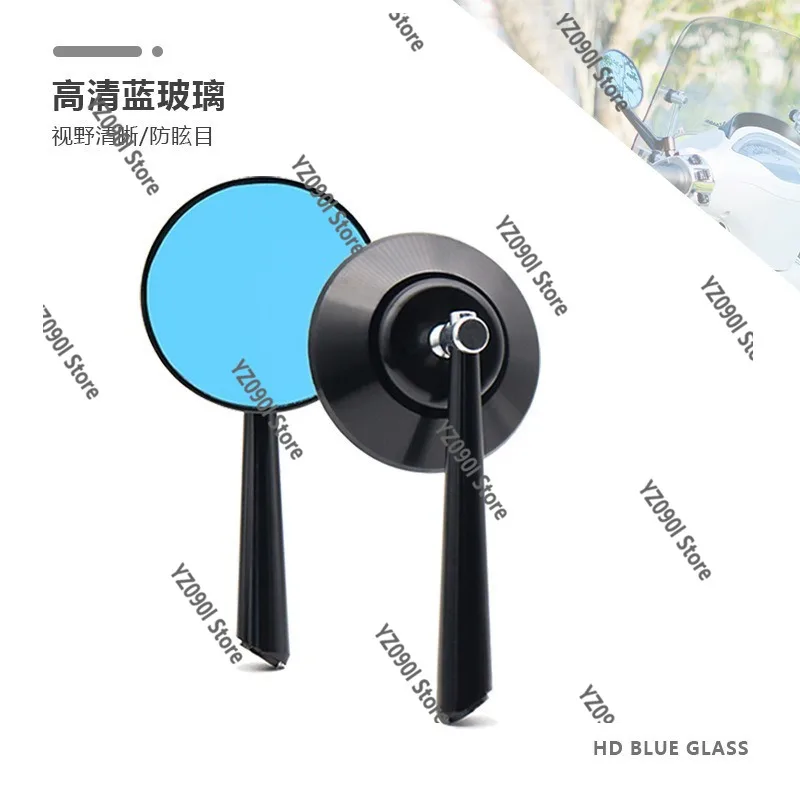 

Modified Round Reflector Rear View Mirror Aluminum Bracket For Universal Electric Bike