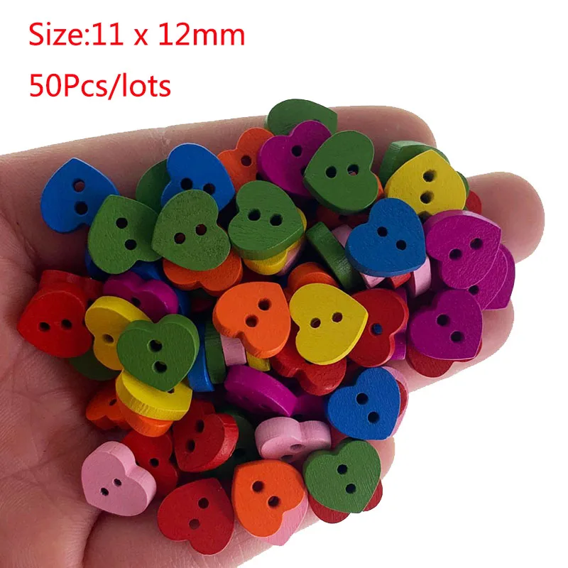 30/50 Stuks Gemengde Animal Hout Knoppen Gedrukt Mulicolor Uil Beer Hart Bloemen Knop Voor Kleding Kids Hout Diy ambachten Decoratie