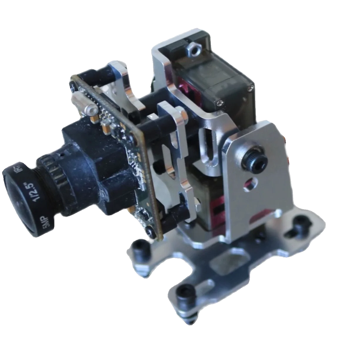 DC 4.8-5V Dual Servo Gimbal Bracket 29x29mm Camera Pan/Tilt Stand with 2PCS 9G Steering Gear for RC FPV Drone Head Tracker