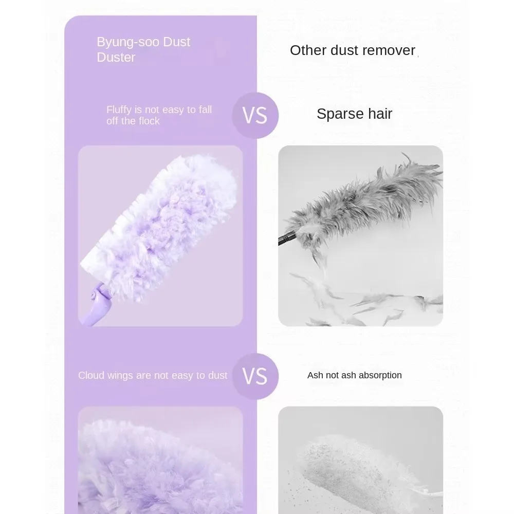 Double Sided 360 ° Electrostatic Precipitator Strong Adhesion Replace Heads Cleaning Brush Anti-static Disposable