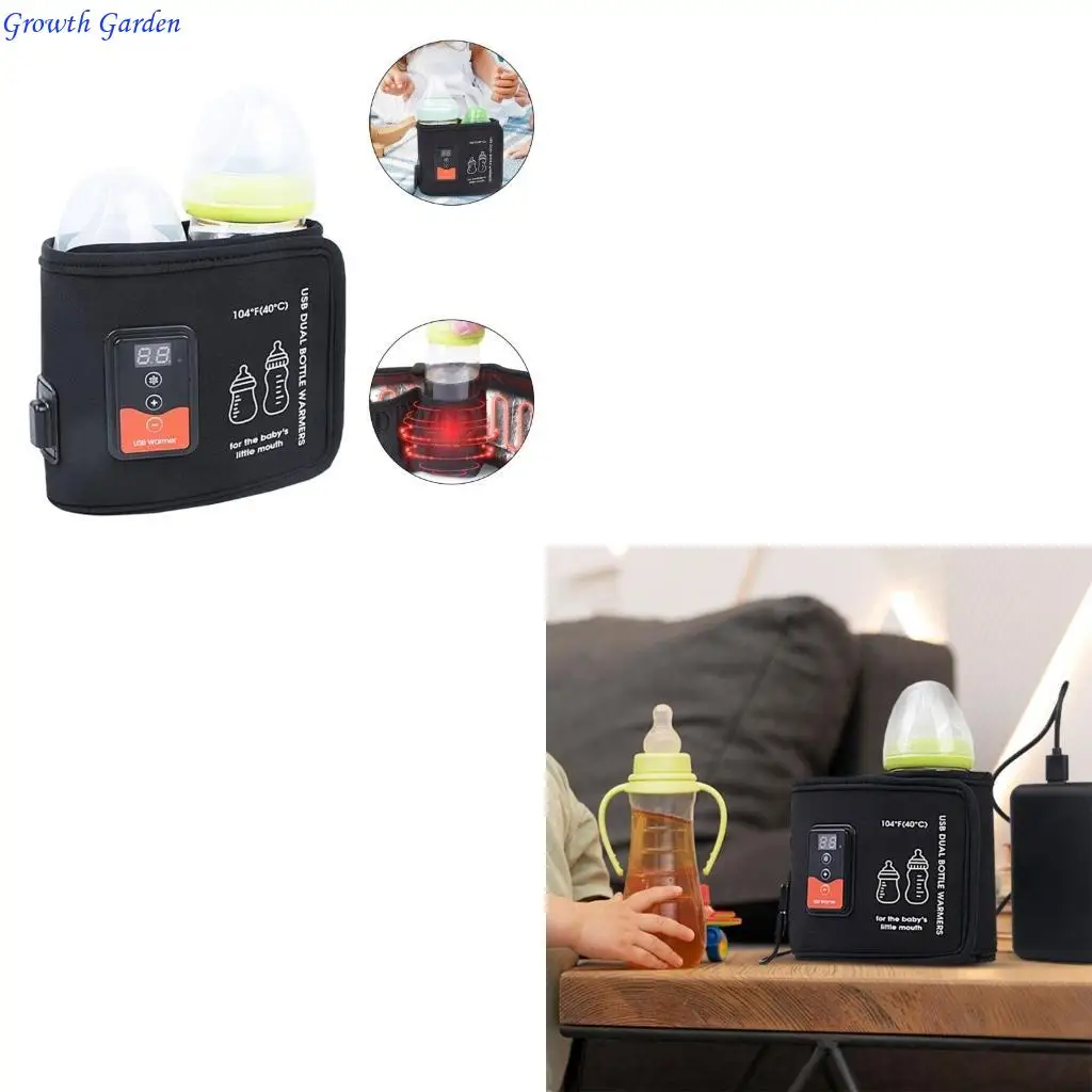 

Portable USB Charging Milk Bottle Warmer Bag for Baby Feeding Bottles Insulation Sleeve Heating Cover Infant Essential E65D