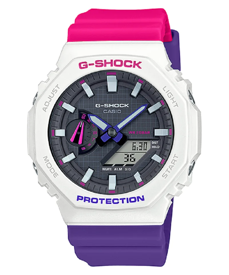 Casio GA-2100 series watch G-SHOCK multifunctional fashionable colorful couple watch waterproof classic quartz watch