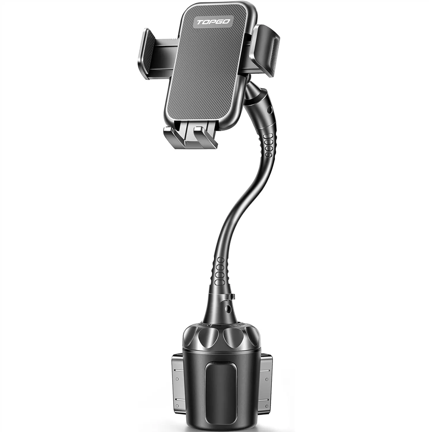 Car Cup Holder Phone Mount, Universal Adjustable Gooseneck Cell Phone Holder for iPhone Samsung Android