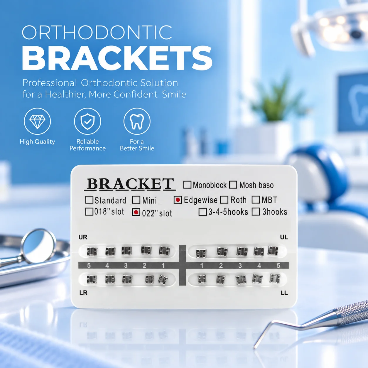 Roth MBT Mini Metal Brackets 0.022