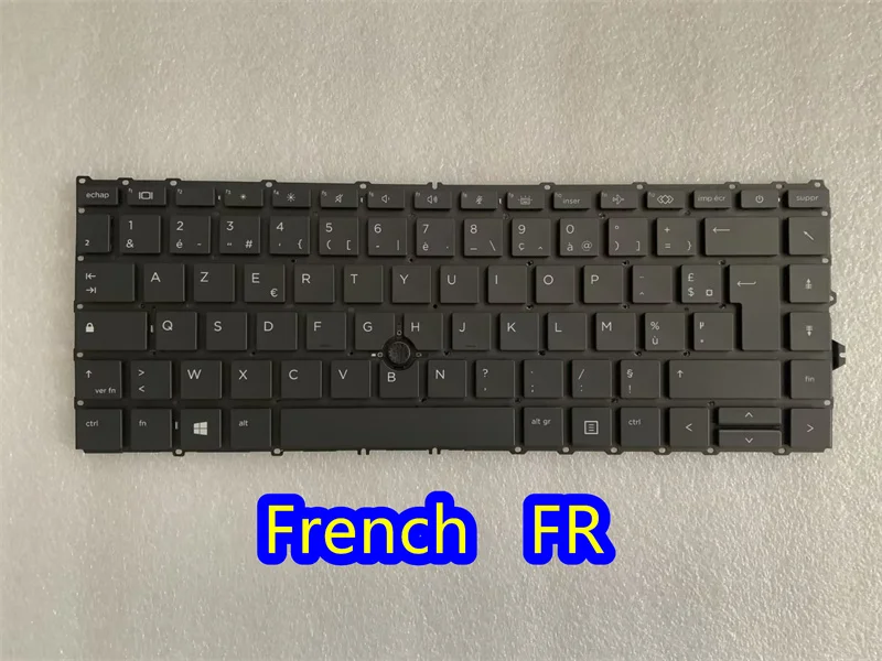 Imagem -03 - Teclado Portátil para hp Elitebook sp Eua fr ar cz jp ja hp 840 g7 840 g8 845 g7 845 g8 Zbook14 g7 Zbook14 g8 Retroiluminado