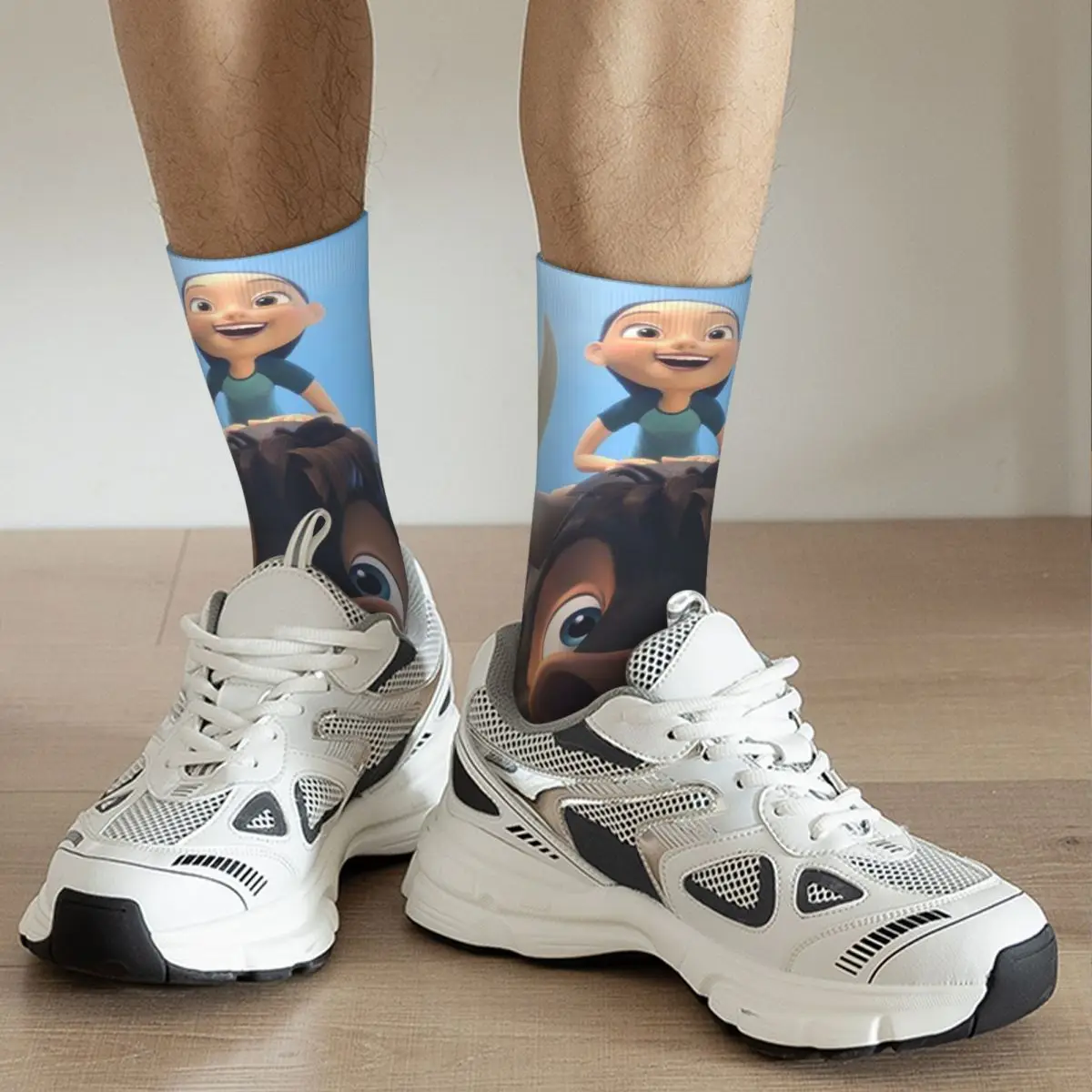 Ferdinand Animated Short Films Socks Harajuku Super Soft Stockings All Season Long Socks for Man Woman Valentine's Day Gifts