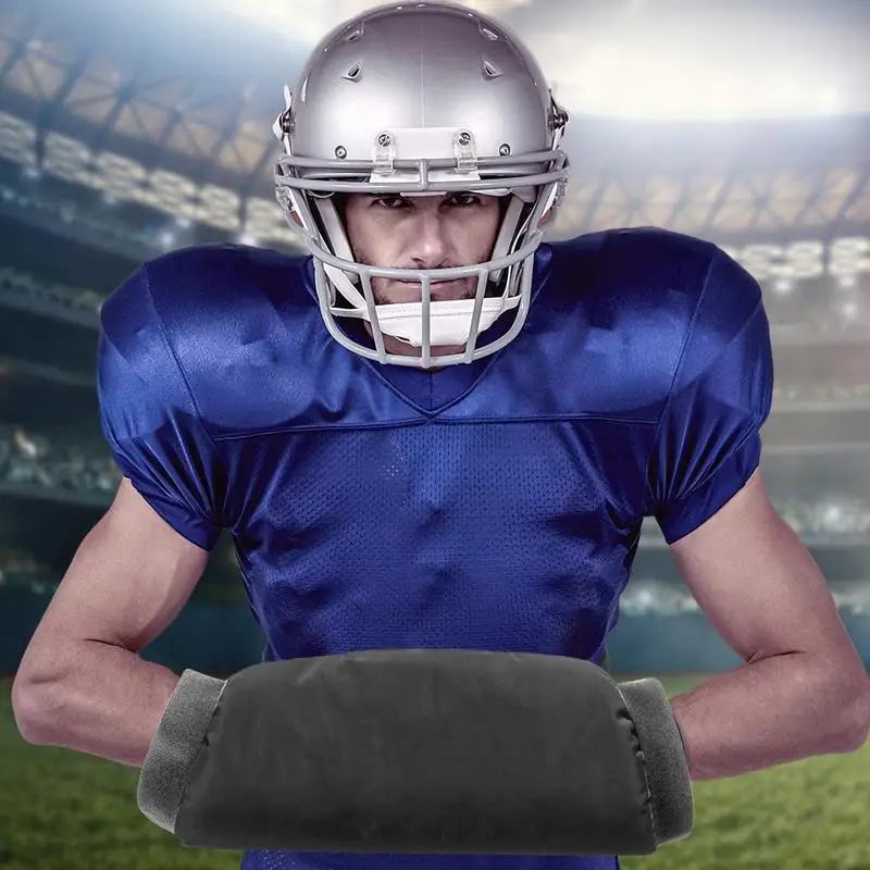 Football Hand Warmer Pouch Durable Hand Muff Soft Velvet Lined Portable Outdoor Football Accessories Hand Warm For Youth