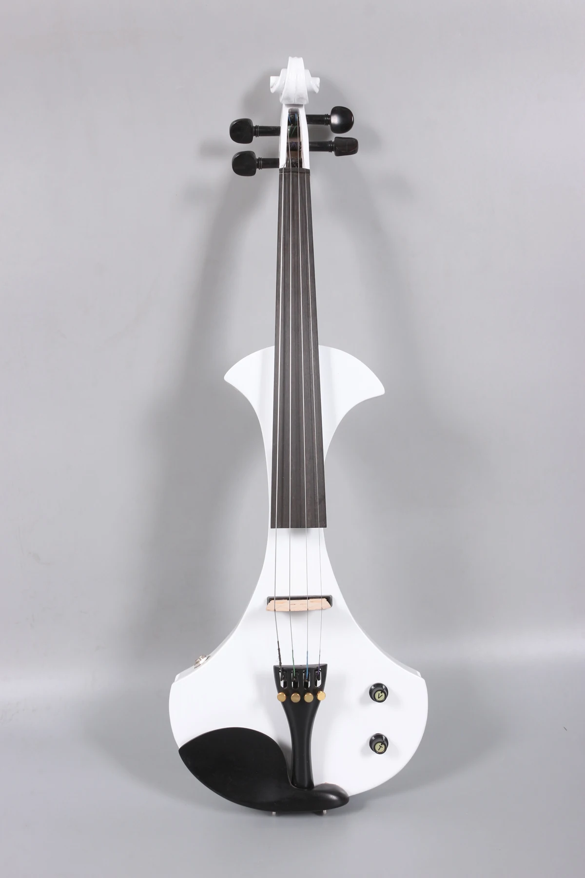 new white 4 Strings  guitar neck 4/4 Electric violin  Big Jack