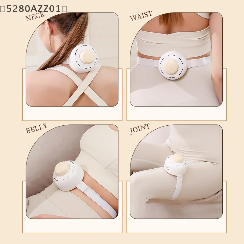 maveraHMA58 Potere per moxibustione senza fumo Scatola per moxa portatile Terapia per ombelico addominale, Sollievo dall'utero freddo, Supporto Yang, Corpo intero