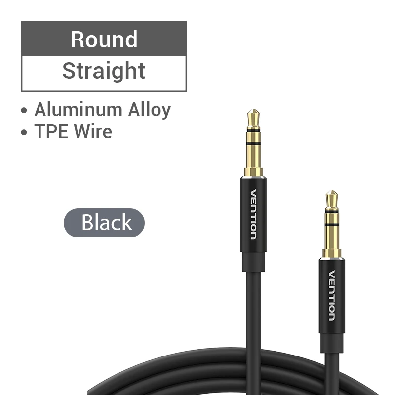 Vention Aux Kabel 3.5Mm Jack Man Naar Man 3.5Mm Audio Kabel Jack Voor Jbl Hoofdtelefoon Xiaomi Oneplus Luidspreker Kabel Car Koord 5M