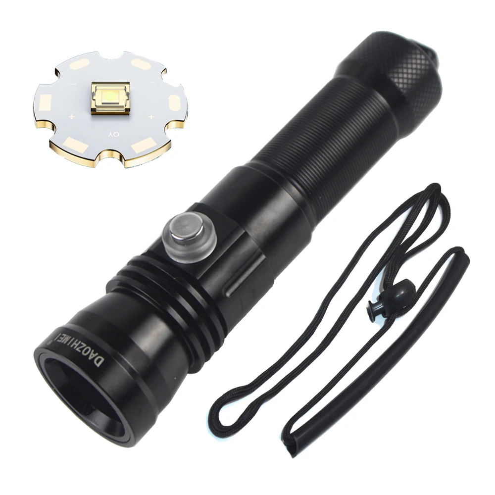 Powerful LED Diving FlashLight 5000LM 251Meter Professional Depth Dive 5 Modes Super bright Scuba Lamp 21700 Rechargeable Torch