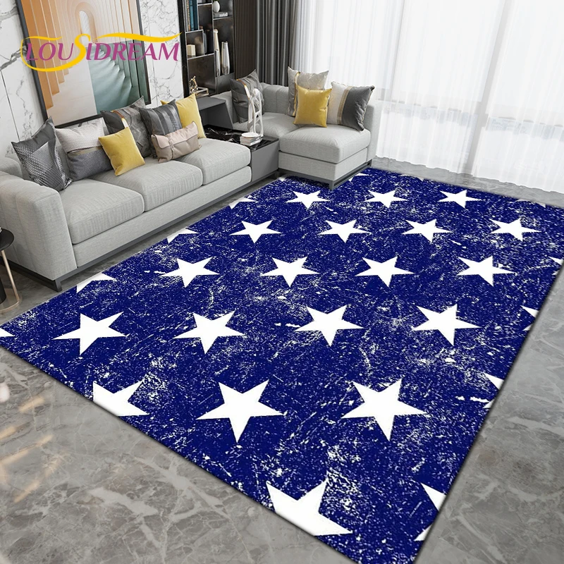 

Pentagon Five-pointed Star Area Rug,Carpet Rug for Living Room Bedroom Sofa,Kitchen Bathroom Doormat Non-slip Floor Mat Gifts