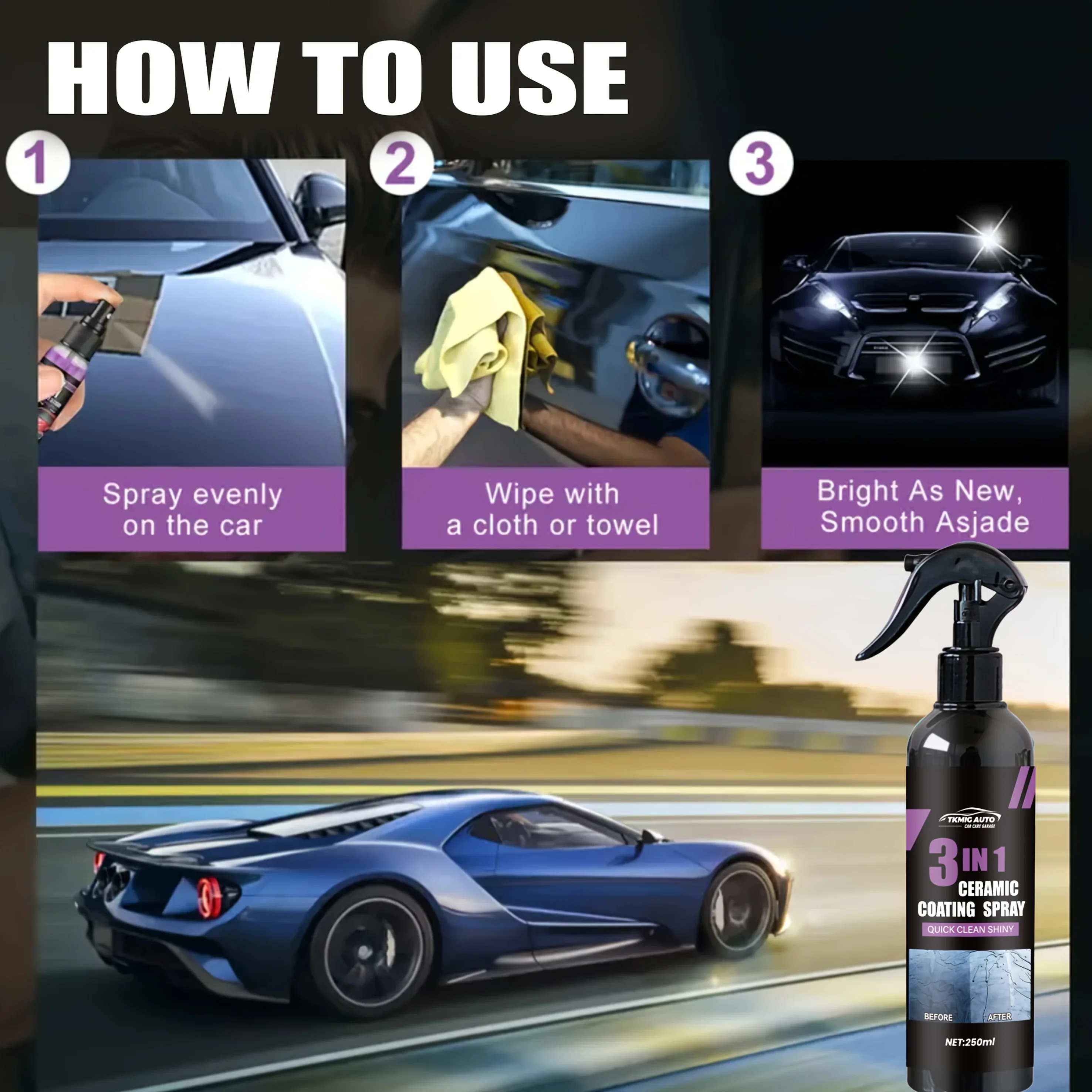 نانو طلاء السيراميك رذاذ تلميع السيارات السائل السيراميك معطف منتج العناية بالسيارات طلاء الزجاج يحمي طلاء السيارات