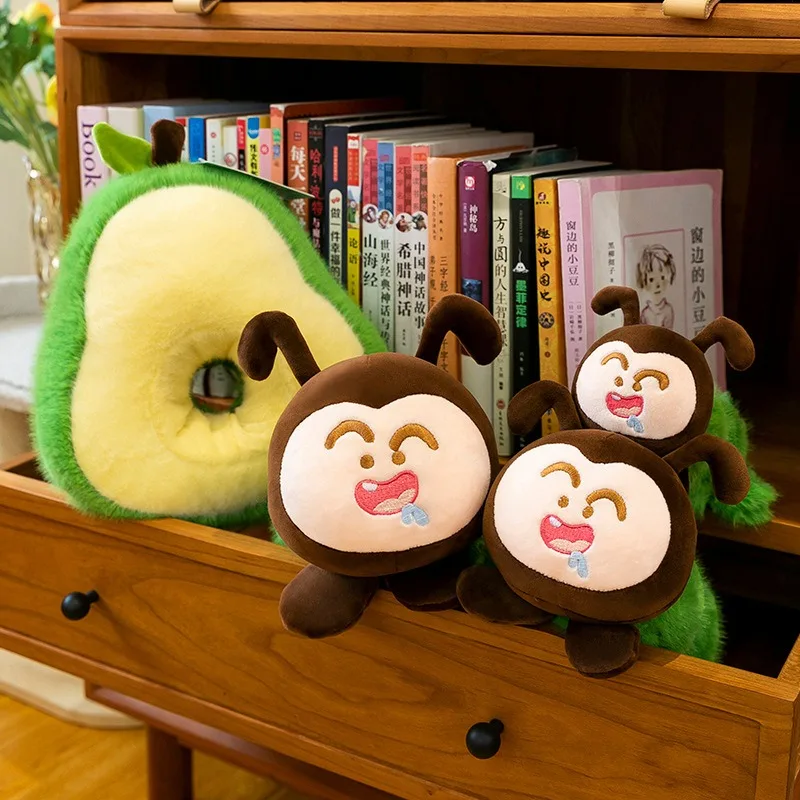 

Милая кавайная плюшевая кукла-червь, мягкая подушка «два в одном», мягкая игрушка для детей, подарок на день рождения, приз от