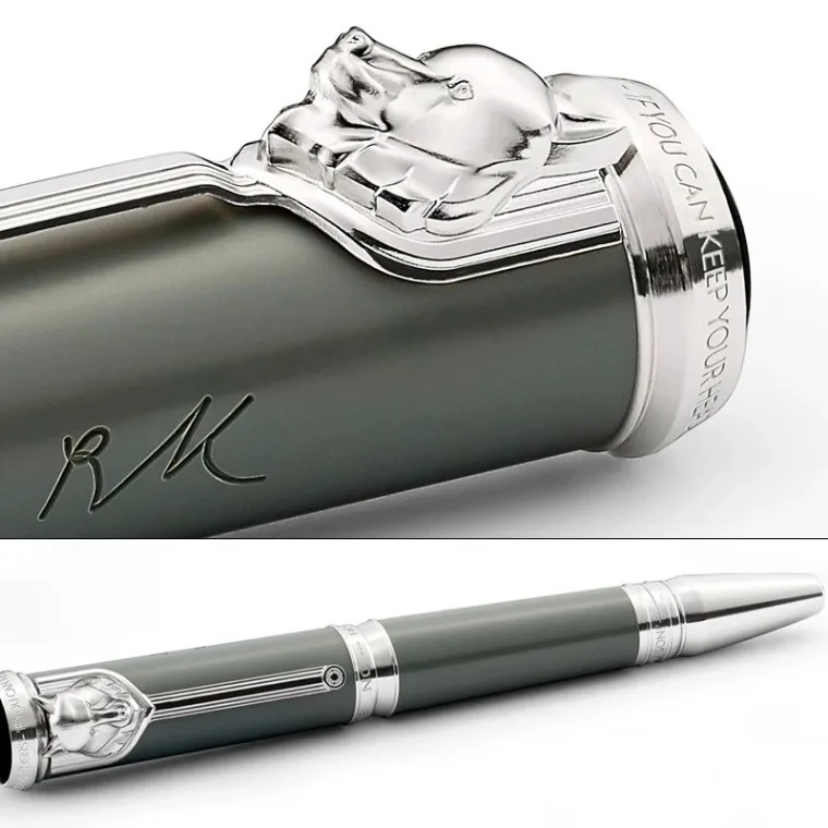 Luxury Limited Edition Signature Writer Rudyard Kipling Ballpoint RollerBall Pen for Office School Stationery Writing Smooth