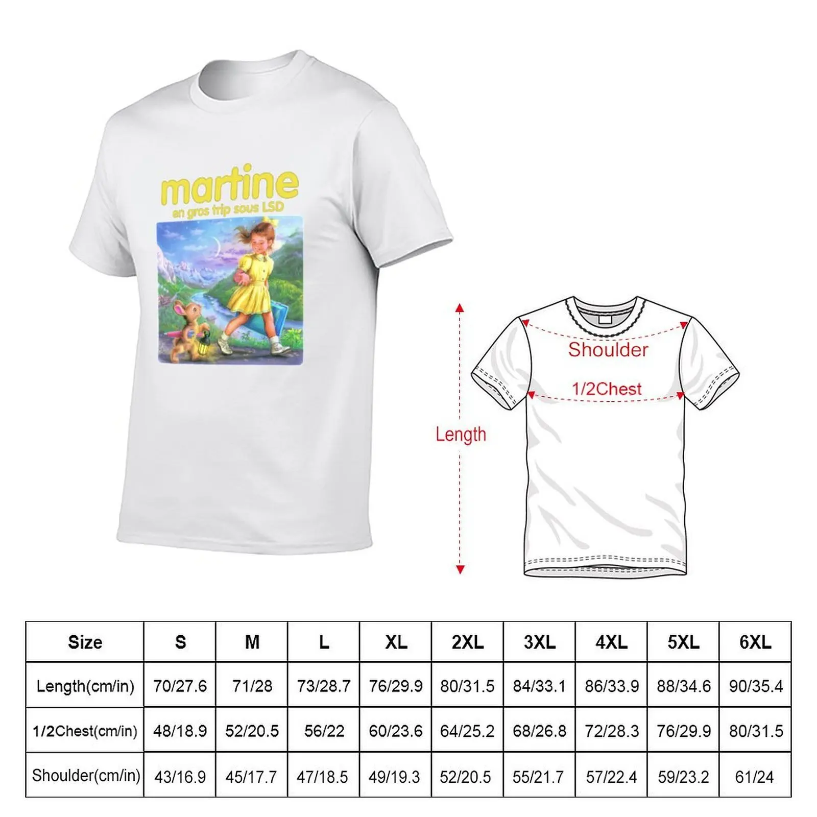 Martine wholesale trip under LSD T-Shirt t shirt men 100% cotton luxury brand t shirt for man 100 percent cotton T-Shirt