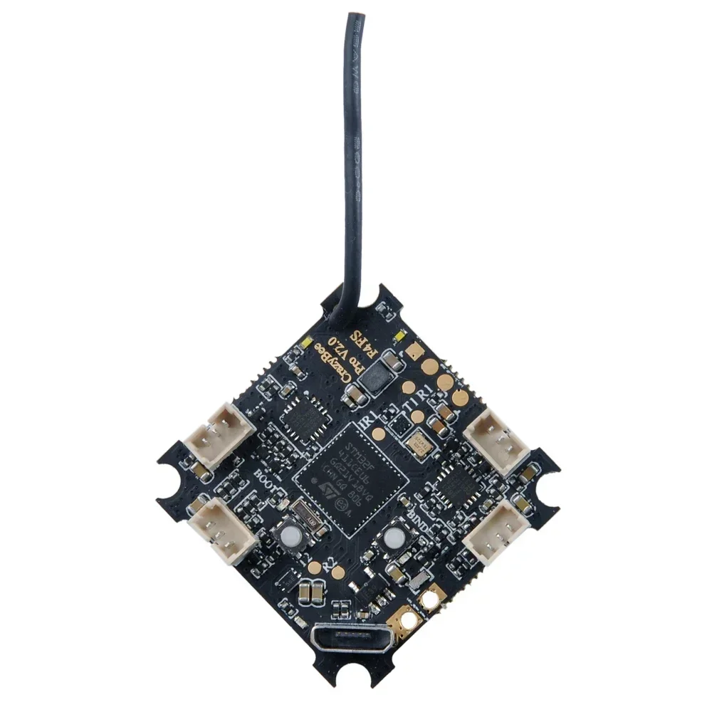 HappyModel Crazybee F4 Pro V2.0 Controllore di volo BLHELIS 5A ESC SPI FLYSKY Ricevitori