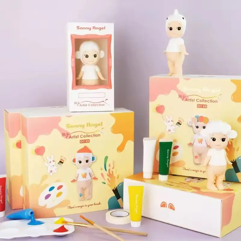 

Sonny Angel Trendy Blind Box Ac-Diy Self Drawn Doll Set Animal Cake Car Mounted Decorative Toys Children'S Birthday Gift Box