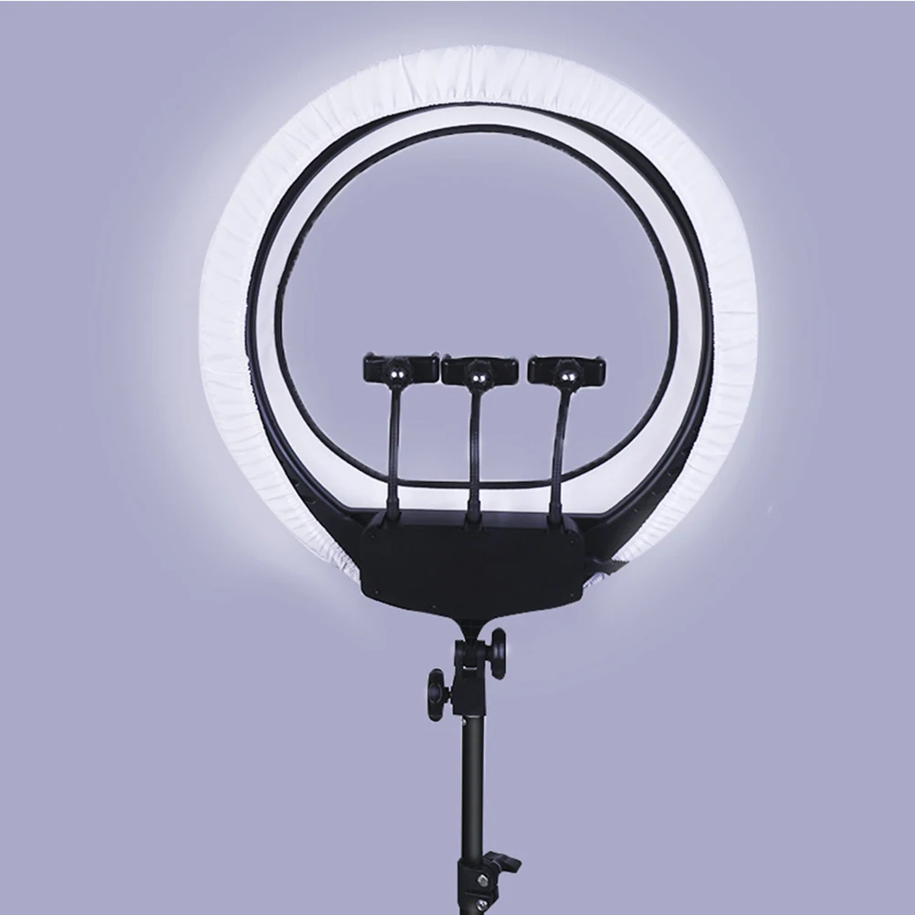

18 Inch Ring Light Diffuser Photography Reflector Soft Light Sock Nylon Adjustable Lampshades Studio Lighting Accessories Camera