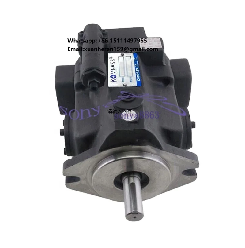 

V38A3R10X China Hydraulic Piston Pump KOMPASS Machine Tool Plunger Pump 0.5 HP 250 Bar 1/4 Inch Connection