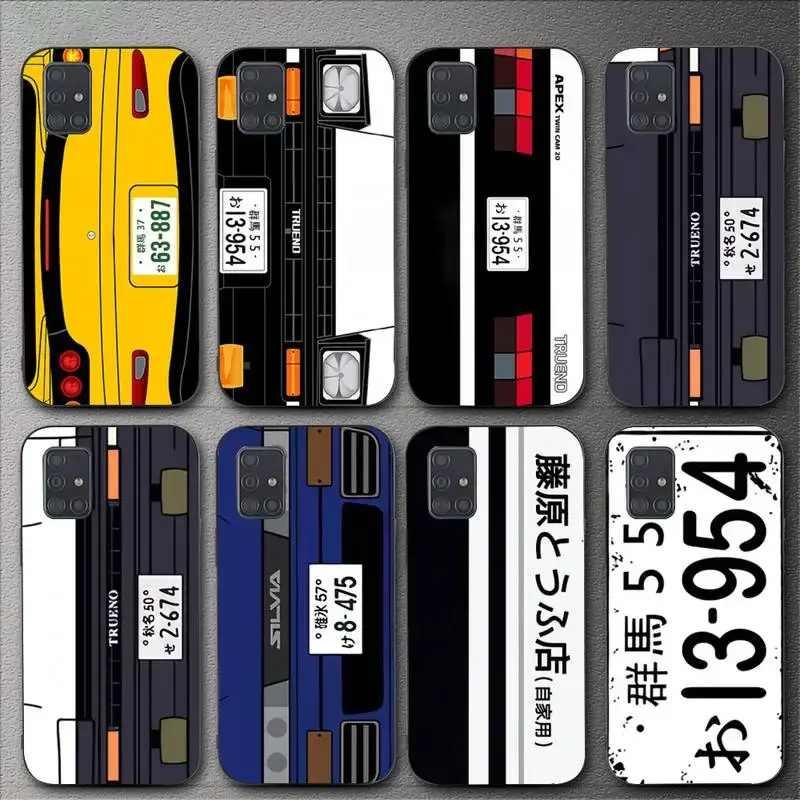 Initial D AE86 Cars Phone Case For Samsung Galaxy S20 S21 S22 S23  S24 Note 20 Plus Ultra Shell