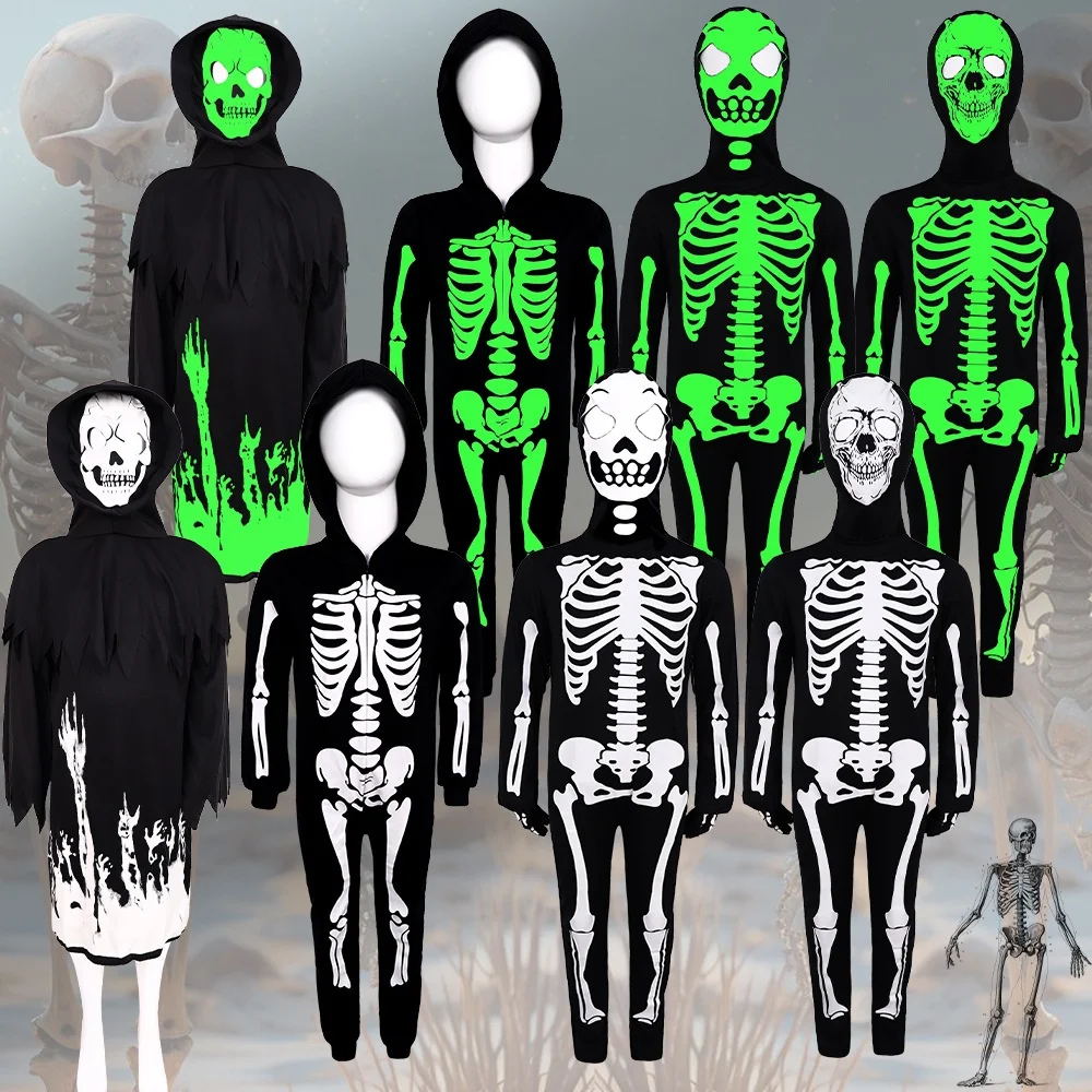 ชุดคอสเพลย์เรืองแสงในที่มืดสำหรับเด็ก ชุดแสดงบนเวที ชุดแฟนซีสำหรับงานปาร์ตี้ ชุดฤดูร้อน 2025 แฟชั่นสำหรับผู้หญิง