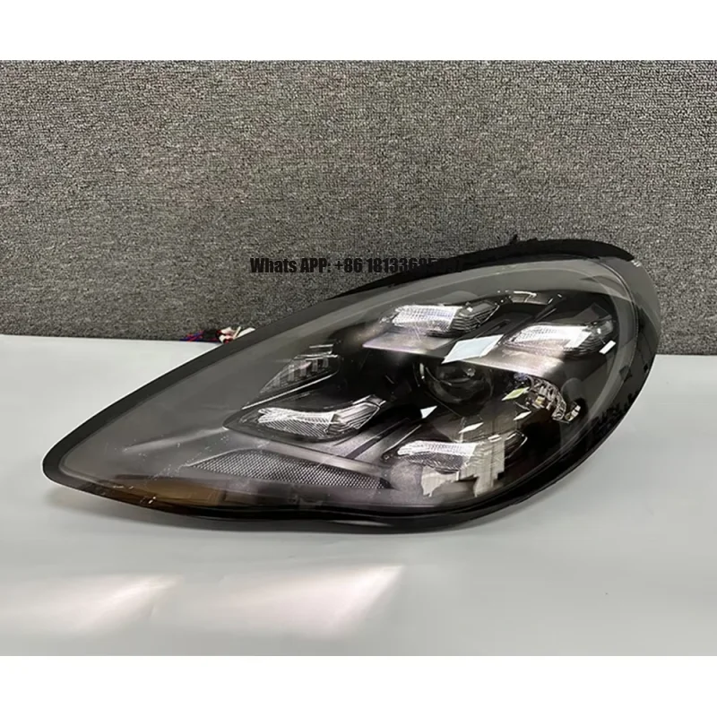 For Porsche Panamera 2010-2013 Model LED Headlights Matrix Turning Signal Light Plug Play 6000k Color Front Car Lamp Upgrade