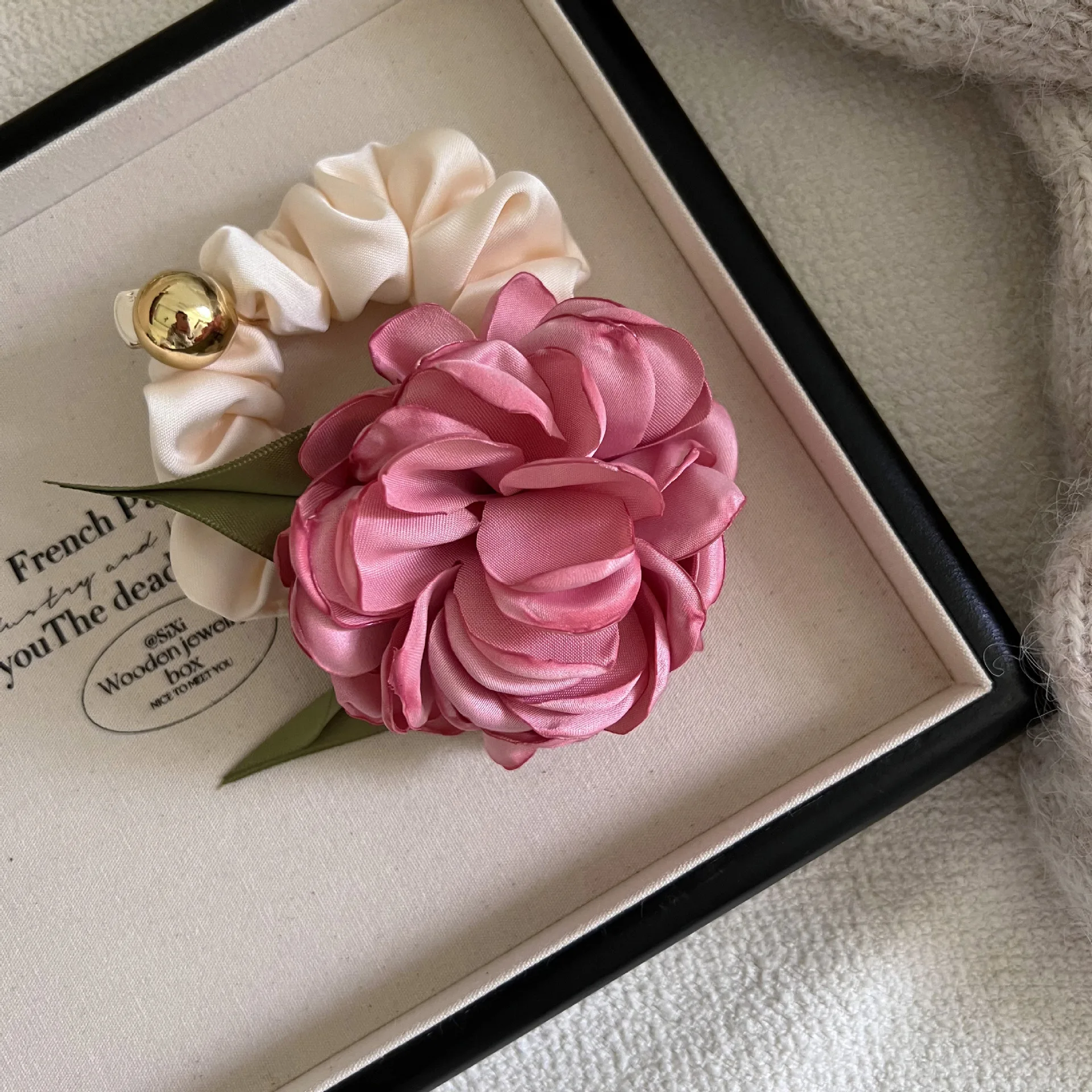 1 шт. женская резинка для волос во французском стиле