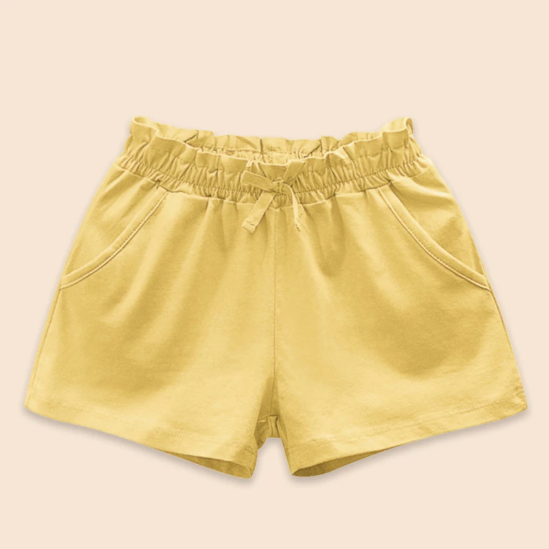 Summer 1-8T Baby Bloomers Candy Solid Color Elastic Girls Cotton Shorts Toddler Kids Baby Girl Shorts Child Girls Clothes Cheap