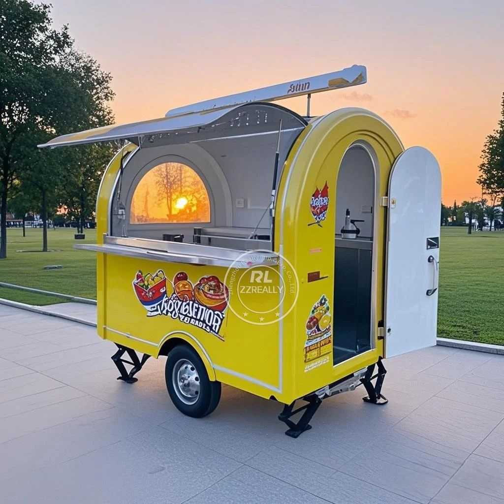 

American Standard Food Trailer Street Catering Trailer Van Mobile Kitchen Fully Equipped Food Trailer for Sale in USA