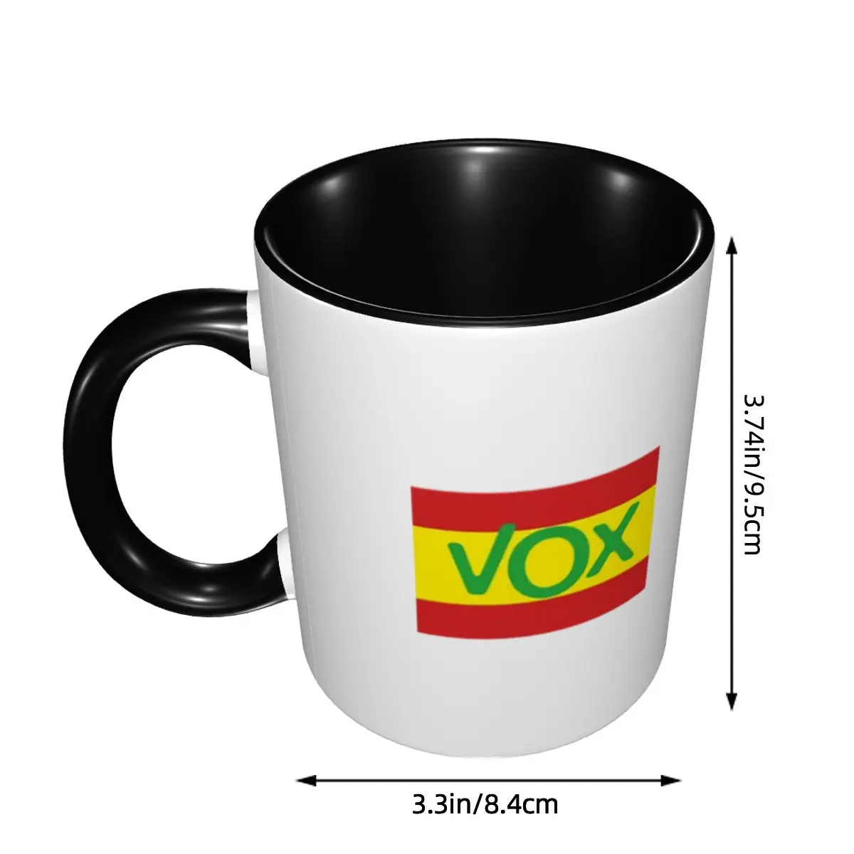 Espana Vox Logo Spain Political Party Spanish Mug Funny Ceramic Coffee Cups Tea Mugs Milk Cup Drinkware Gift for Friends