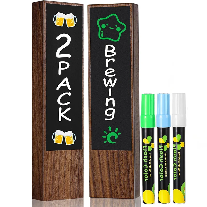 

2 шт., ручка для пивного крана для классной доски, деревянные ручки для бочонка с 3 шт., набор ручек 3/8’’-16 UNC, ручка для пивного крана с резьбой для баров для любителей пива